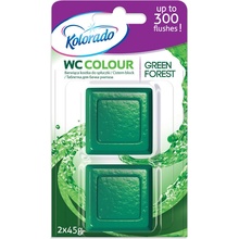 Kolorado WC Colour toilet block, green 2 ks