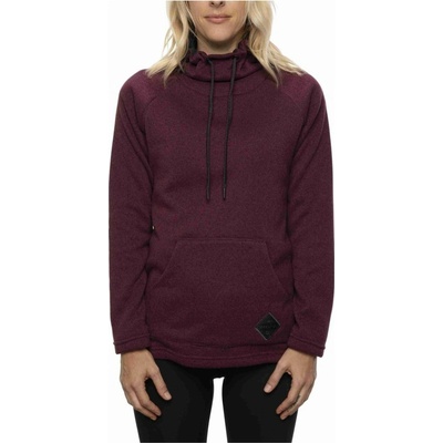 686 Wmns Balance Fleece Cowl-Neck Plum