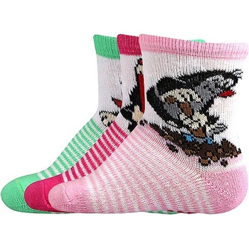 Boma Ponožky Krteček mix B holka 3 pár