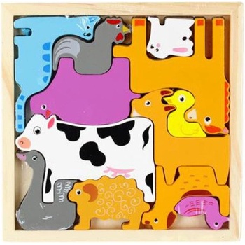 CreativeToys Puzzle skladačka Zvieratká