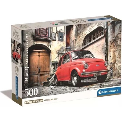 Clementoni Колекция Високо Качество: пъзел Fiat 500 - 500 части (35537)