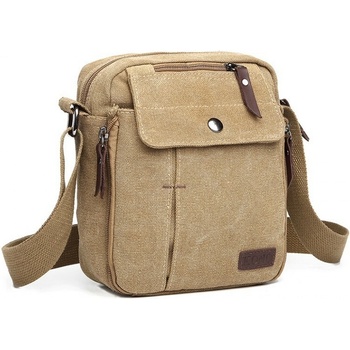 Kaki pánska praktická crossbody Matthew