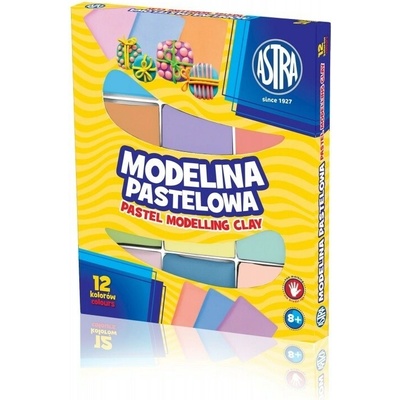 Astra modelina pastelová do rúry 260g (12 farieb)
