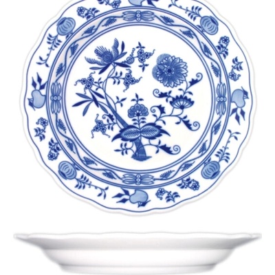 Český porcelán Dubí Cibulák mísa kulatá hluboká 10039 28 cm