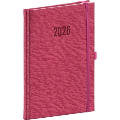 Notique Rivoli A5 týždenný 2026 ružový