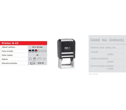 Colop Printer Q43
