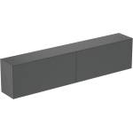 Ideal Standard Atelier Conca стенен шкаф с 2 чекмеджета и плот 240 см мат антрацит (T4341Y2)