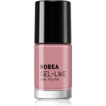 NOBEA Day-to-Day Gel-like Nail Polish lak na nechty s gélovým efektom odtieň Timid pink #N04 6 ml