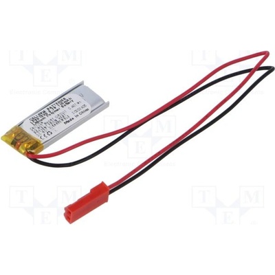 AKYGA BATTERY AKY0474 Akum: Li-Po 3,7V 110mAh vodiče,konektor JST SYP-02T-1