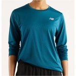 New Balance Дамска тениска New Balance Women's Sport Essentials L/S Running shirt - Blue - размер XL (916-1224-0415)