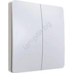 GREENLUX Бял кинетичен безжичен ключ 2p ip67 (gxls752)