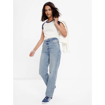 GAP Dětské džíny '90s loose Modrá