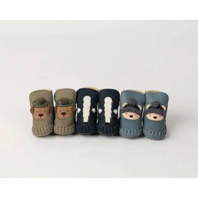 Donsje обувки за бебе от набук Junus Booties Terrier (1041805)