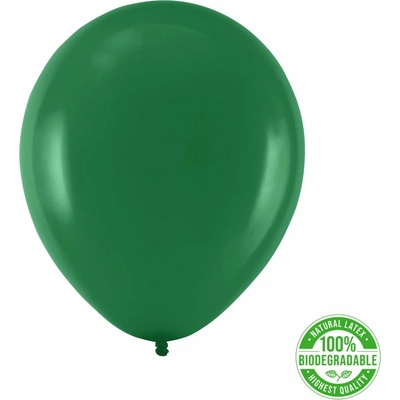Party Biologicky rozložiteľné balóny - tmavozelené 30 cm -100 ks EKO