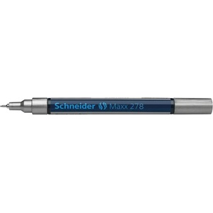 Schneider Лаков маркер, 0, 8 мм, SCHNEIDER "Maxx 278", сребърен 127854 (127854)