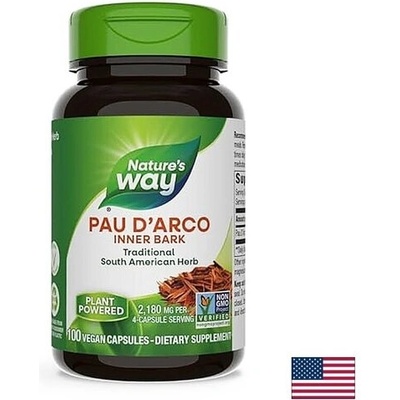 Nature's Way Мравчено дърво/Пау Д Арко (вътрешна кора) 545 mg 100 V капсули | Nature’s Way (15450)