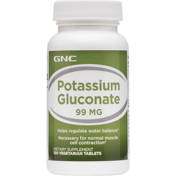 Image 1 of GNC Potassium Gluconate 99 mg [100 Таблетки]