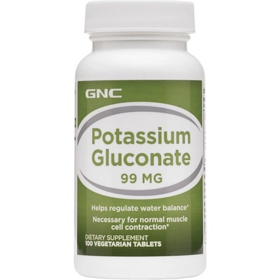 GNC Potassium Gluconate 99 mg [100 Таблетки]