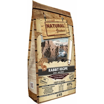 Natural Greatness Rabbit Recipe Mini Adult & Senior & Light králík 6 kg