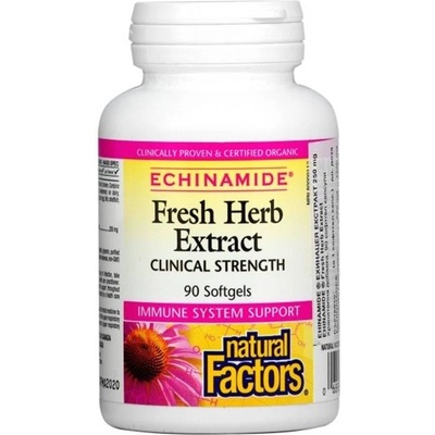 Natural Factors Echinamide Fresh Herb Extract, 90 софтгел капсули, Natural Factors