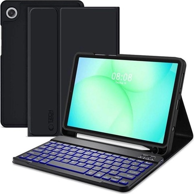 Tech-Protect Калъф с Клавиатура за Samsung Tab A11 / A9 8.7", Tech-Protect SC Pen Keyboard Case, Черен (5906302335008)