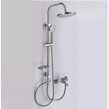 Inter Ceramic Душ система 3 в 1 /стационарен душ с кръгла душ пита+ръчен душ+смесител/ (6641)