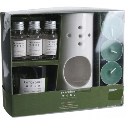 Morex Keramická souprava aroma lampa Santalové dřevo 9 ks