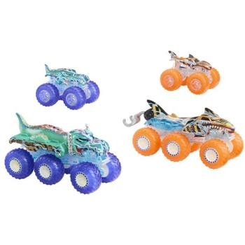 Mattel Hot Wheels Monster trucks power smashers влекач и камион