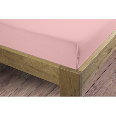 Bierbaum jersey prostěradlo růžové 140-160x200