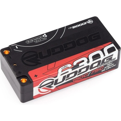RUDDOG Racing Hi-Volt 6300mAh 150C/75C 7.6V Short Stick Pack EFRA