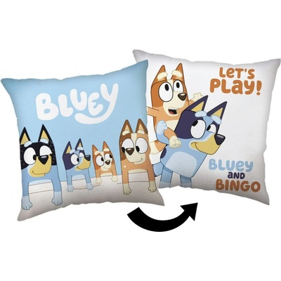 Jerry Fabrics Vankúš Bluey Lets Play 40x40
