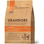 Grandorf Junior Lamb & Turkey - Хипоалергенна храна за млади кучета с агнешко и пуешко месо (3 кг / 10 кг) - petvitaminhouse - 68,26 лв