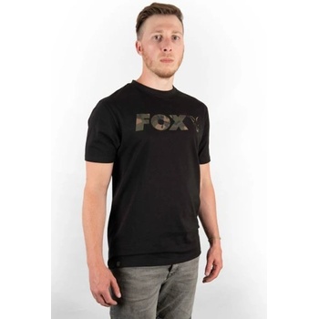 Fox Tričko Black Camo Chest Print T-Shirt