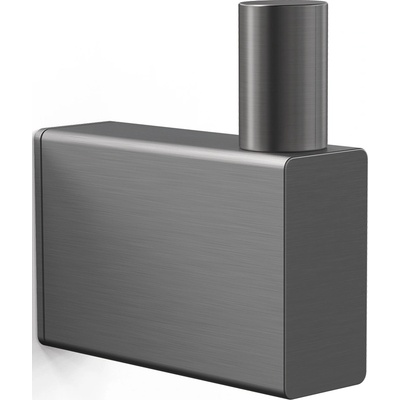 ZACK Linea Закачалка за хавлии единична, графитен, с PVD покритие (40872)