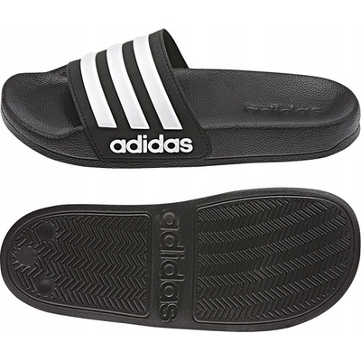 adidas detské šľapky ADILETTE SHOWER K Čierna / Biela