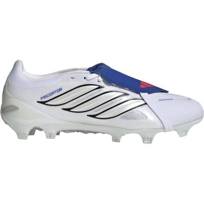 Adidas Футболни бутонки Adidas Men's Predator Pro Fold Over Tongue Firm Ground Football Boots - White/Blue