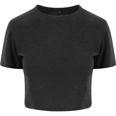 Just Ts Dámský crop top JT006 Heather Black