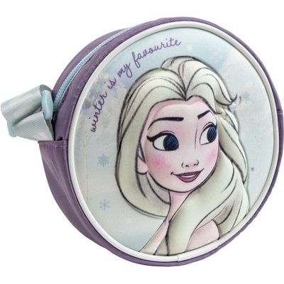 Cerda Dívčí 3D kabelka FROZEN ELSA kulatá fialová