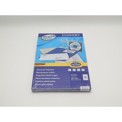 Avery Zweckform ELA050 1456 Etikety 48,5x16,9mm bílé