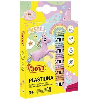 JOVI Plastelína pastel 6ks 90g