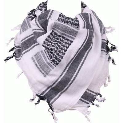 Fosco šatka Scarf biely-čierny