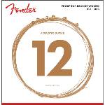 Fender 60L Струни за акустична китара 12-53, Phosphor Bronze