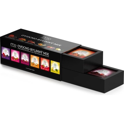 FYTO Darčeková kazeta OVOCNO bylinný MIX 6 druhov čajov 60 x 2 g