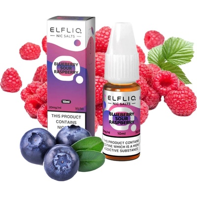 ELF LIQ Blueberry Sour Raspberry 10 ml 20 mg – Zboží Dáma