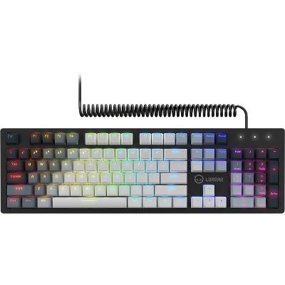 Azar 514, С кабел, QWERTY, Dream механични, RGB с 18 режима, Бял (LRG-GK514W-US)