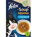 Felix Soup Original treska tuniak a platesa 6 x 48 g