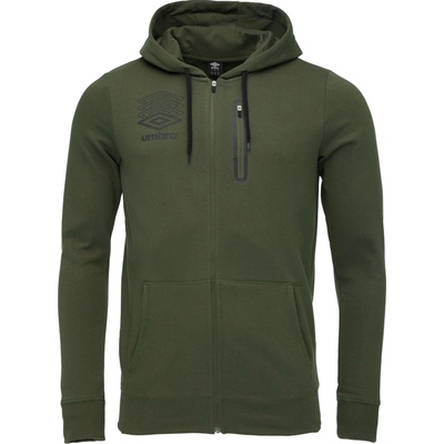 Umbro Terrace Zip Hoodie khaki