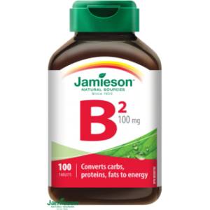 Jamieson Витамин B2 рибофлавин 100mg 100 таблетки (IP442)