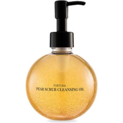 FORTUNA PEAR SCRUB CLEANSING OIL Duální čistící peelingový olej na rozšířené póry 250 ml