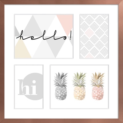 STYLER Рамка за 4 снимки Sanremo 39 x 39 см бронз (RA-14461)